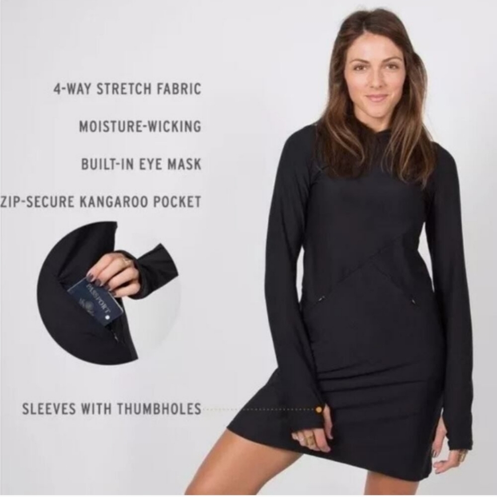 New XL Betabrand Red Eye Travel Dress